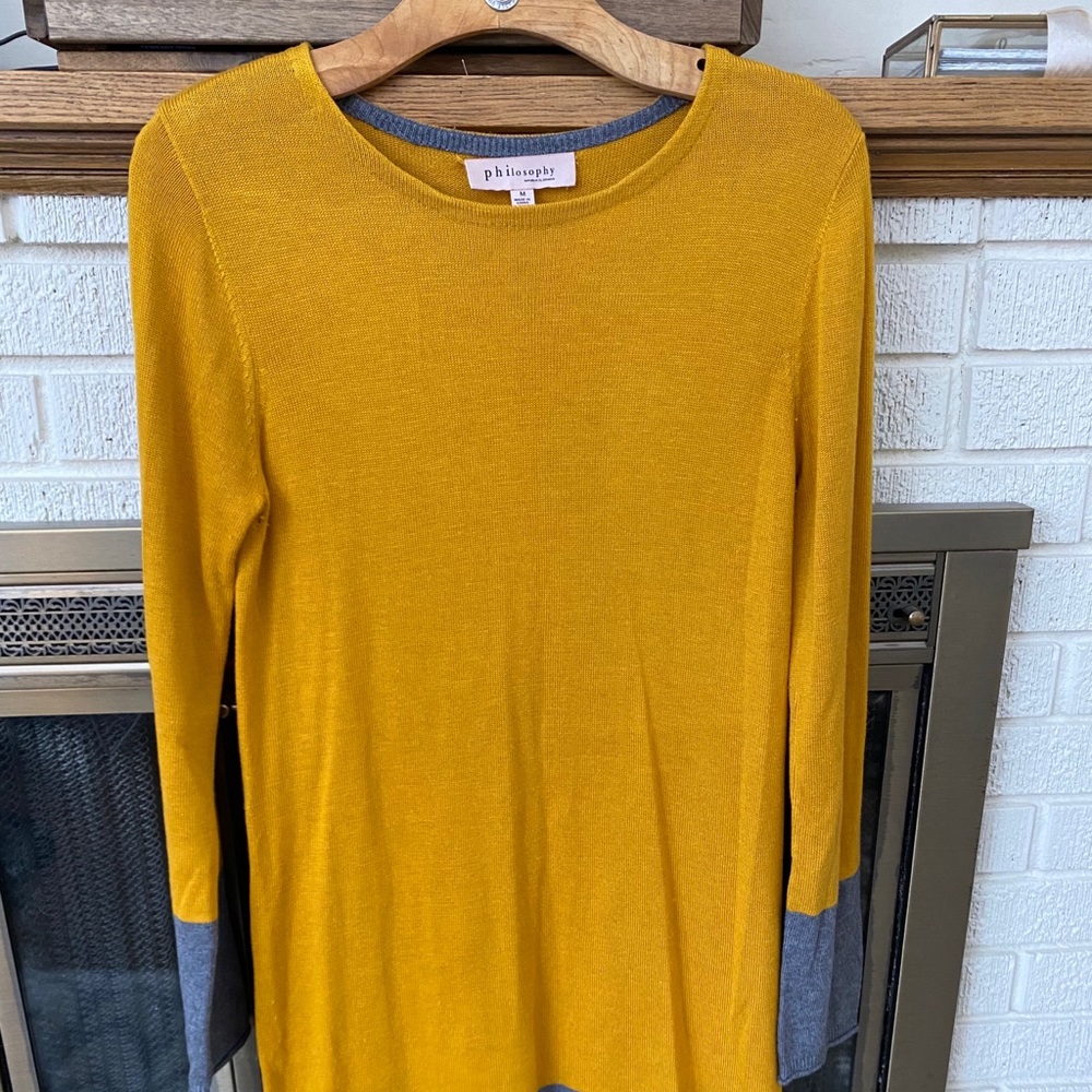 Philosophy Sweater Dress SZ M